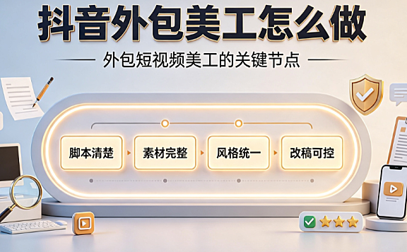 抖音外包美工怎么做?内容电商视觉协作指南
