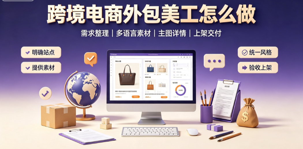 跨境电商外包美工怎么做？出海视觉协作全指南