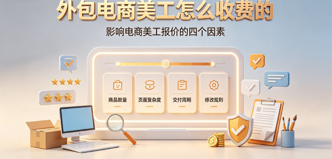 外包电商美工怎么收费的?计费逻辑与行业价格区间