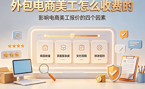外包电商美工怎么收费的？计费逻辑与行业价格区间