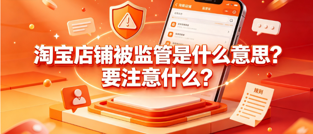 淘宝店铺被监管是什么意思?要注意什么?原因解析与应对指南