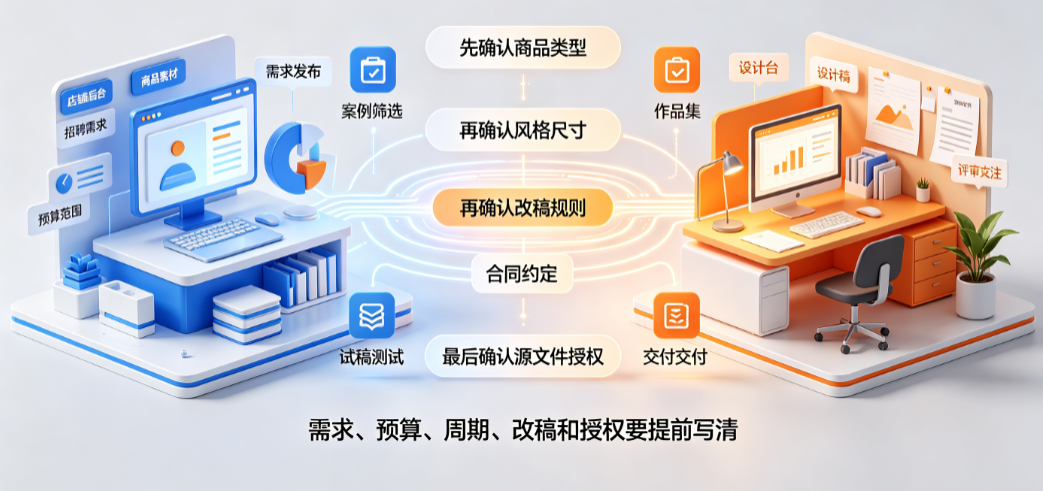 电商怎么招外包美工的呢?