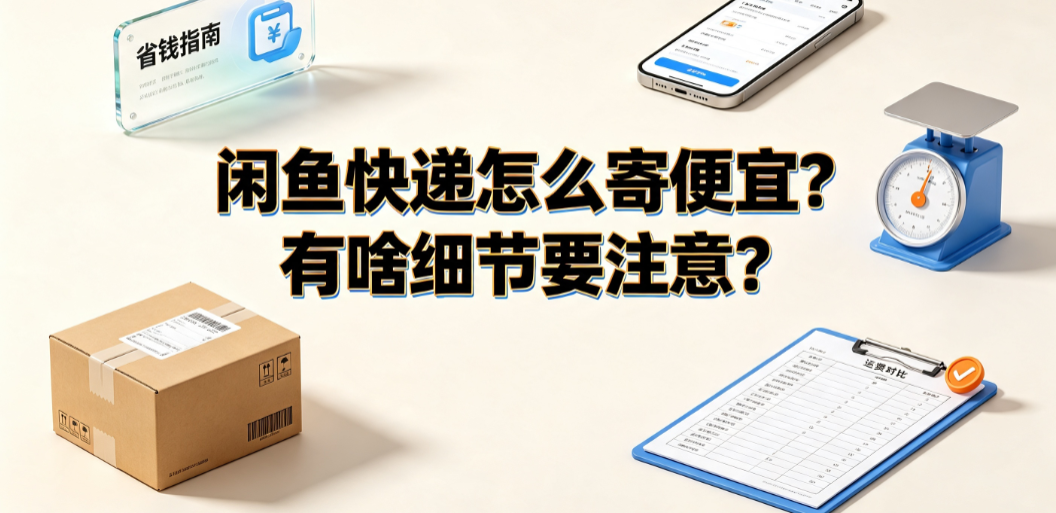 闲鱼快递怎么寄便宜?有啥细节要注意?_二手交易物流指南