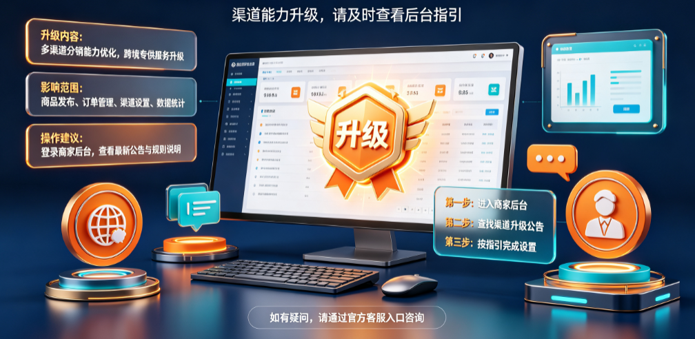 1688关于“多渠道分销”和“跨境专供”渠道升级通知
