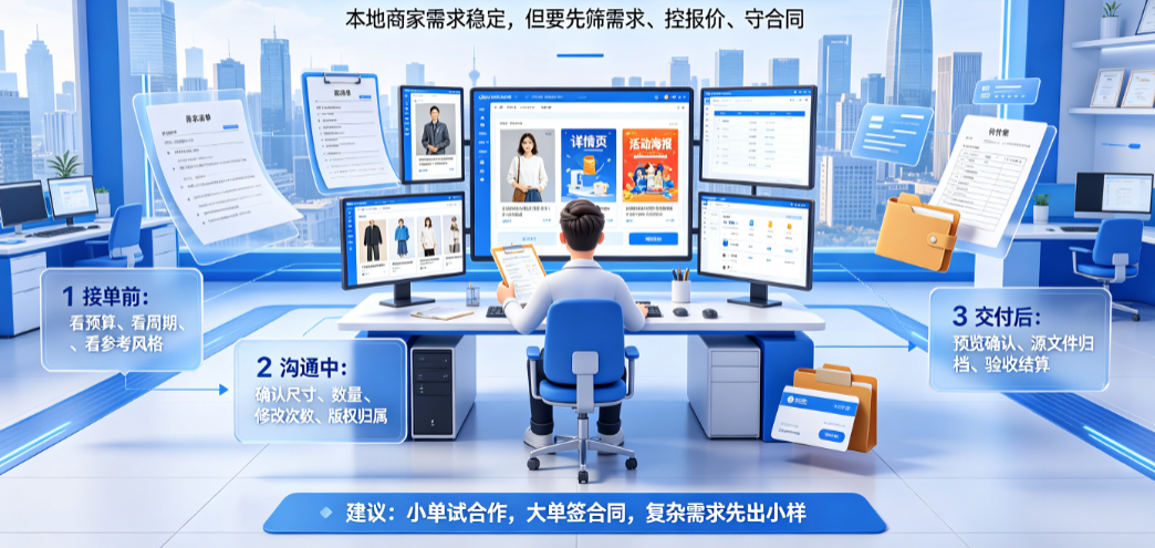 郑州美工外包接单怎么样？