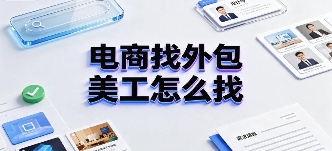 电商找外包美工怎么找：渠道筛选与避坑实操指南