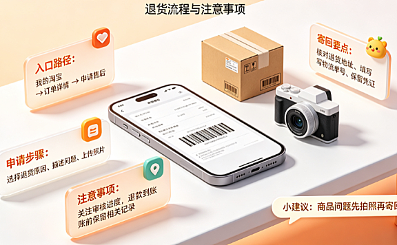 淘宝无忧退货怎么操作?注意什么?