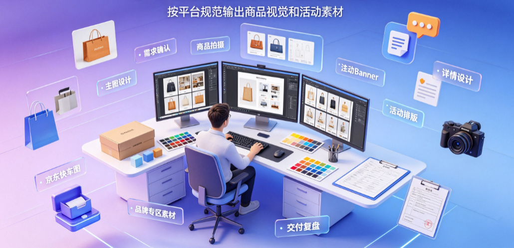 京东美工兼职外包怎么样?