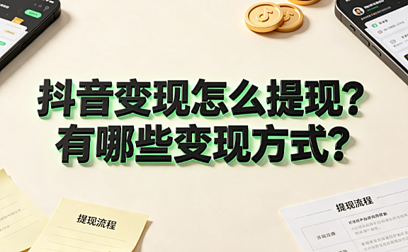 抖音变现怎么提现?有哪些变现方式?_创作者商业指南