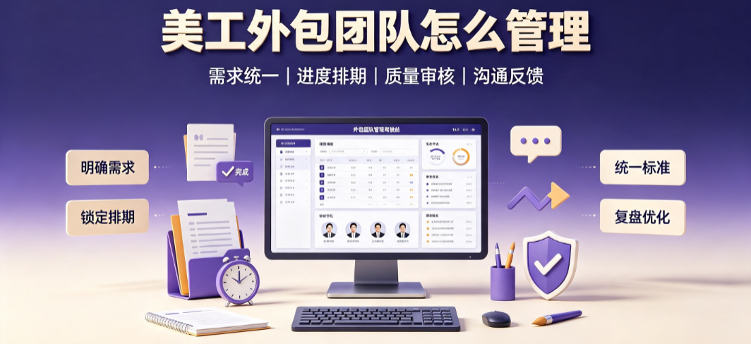 美工外包团队怎么管理？核心策略与落地指南