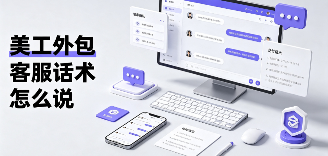 美工外包客服话术怎么说_高转化沟通指南与场景模板