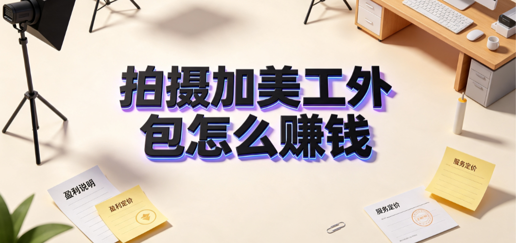 拍摄加美工外包怎么赚钱？商业模式与盈利指南