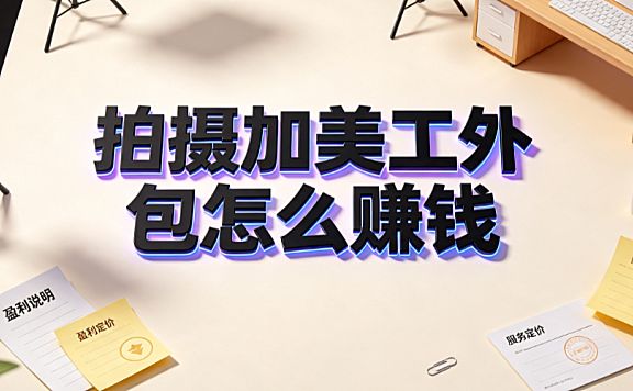拍摄加美工外包怎么赚钱？商业模式与盈利指南