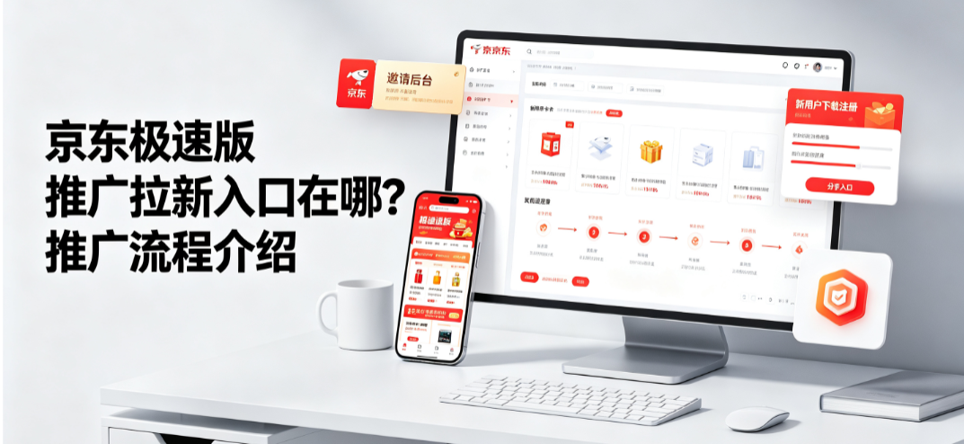 京东极速版推广拉新入口在哪?推广流程介绍