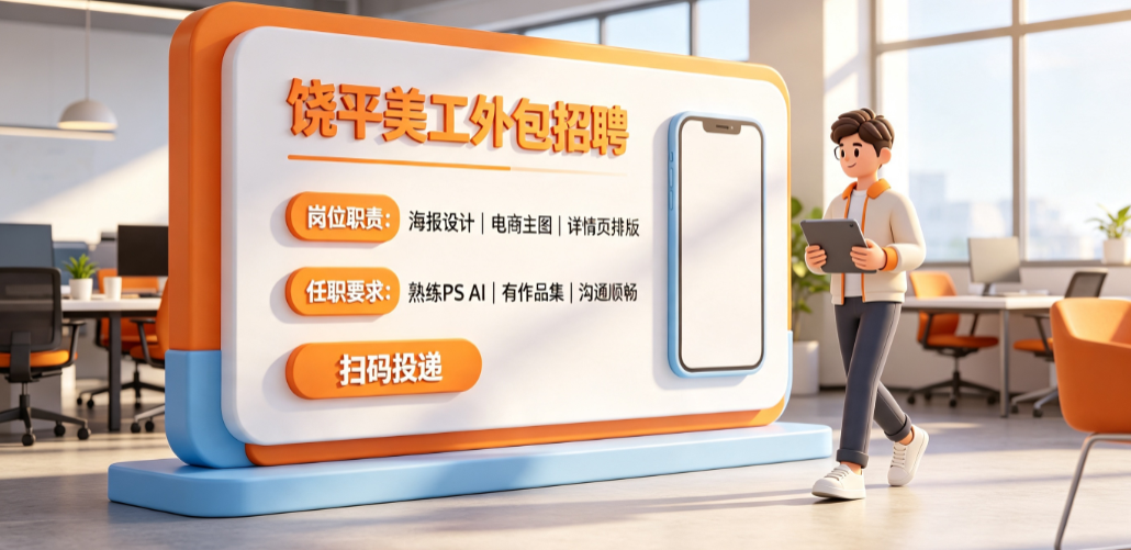 饶平美工外包怎么样啊招聘？