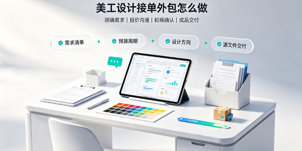 美工设计接单外包怎么做?