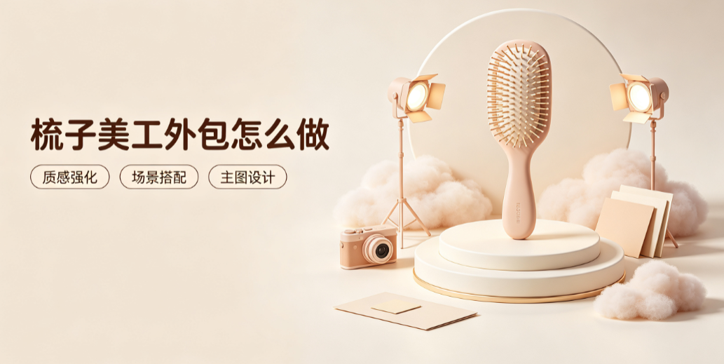 梳子美工外包怎么做的好看?