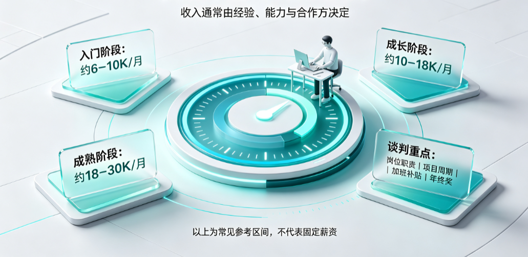 腾讯外包美工薪资怎么样？