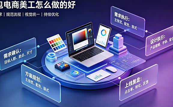 外包电商美工怎么做的好：高转化视觉设计与标准化交付指南