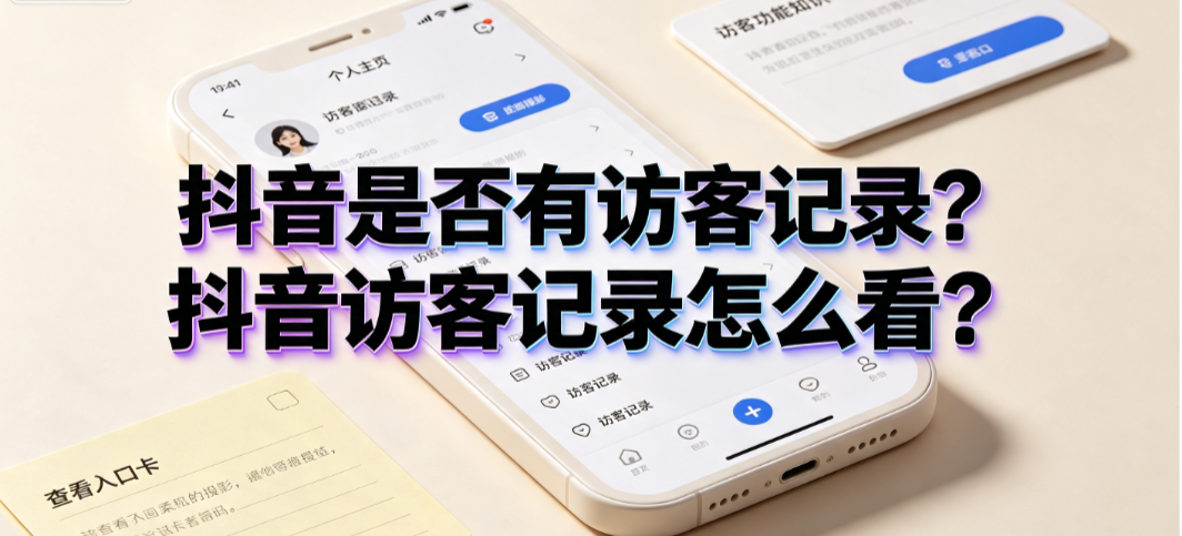 抖音是否有访客记录?抖音访客记录怎么看?电商运营实操指南