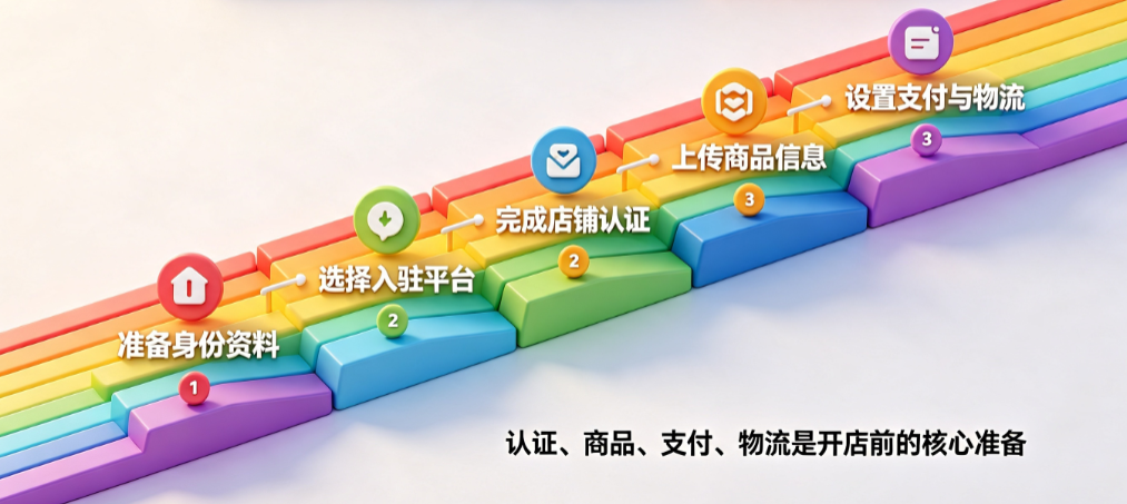 网上开店铺需要什么流程?步骤是什么?