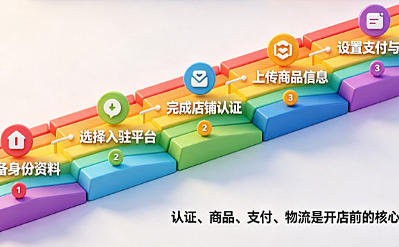 网上开店铺需要什么流程?步骤是什么?