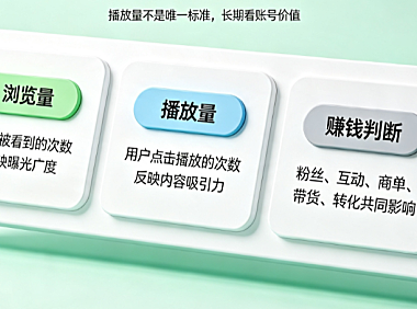 抖音播放量和浏览量有什么区别?多少能赚钱?
