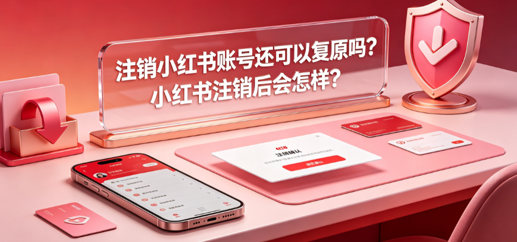 注销小红书账号还可以复原吗？小红书注销后会怎样？