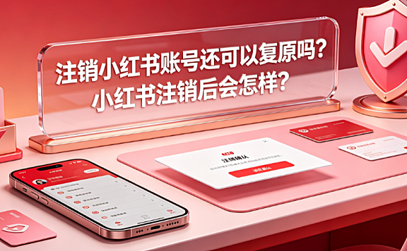 注销小红书账号还可以复原吗？小红书注销后会怎样？