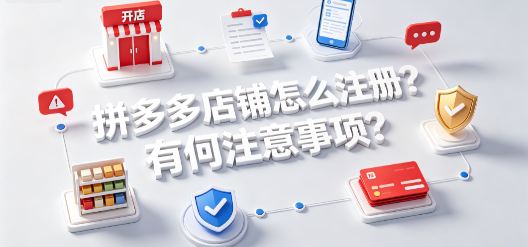 拼多多店铺怎么注册?有何注意事项?全流程与合规指南