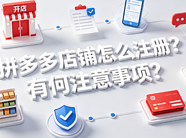 拼多多店铺怎么注册?有何注意事项?全流程与合规指南