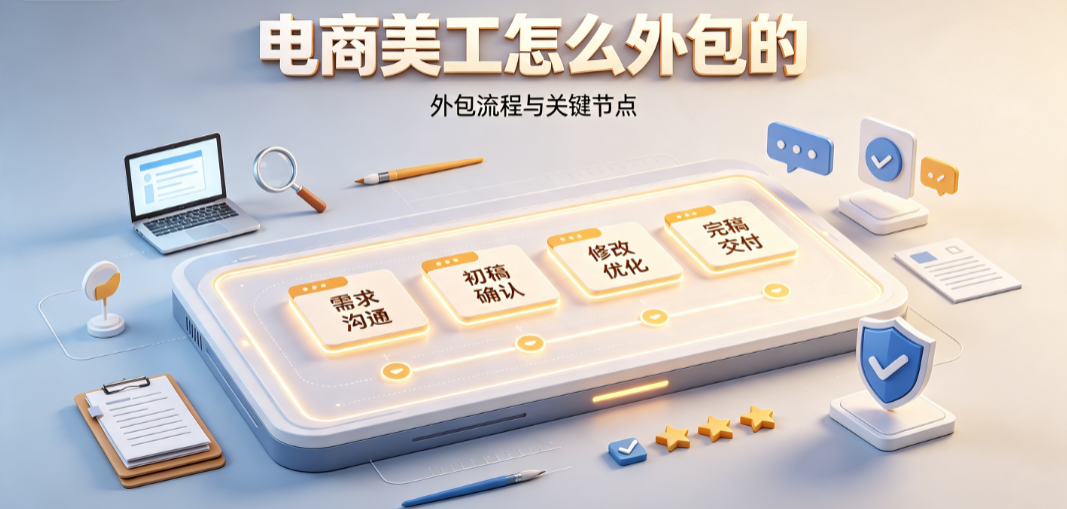 电商美工怎么外包的？标准化流程与管控指南