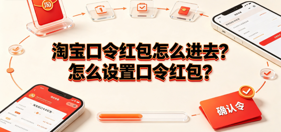 淘宝口令红包这么进去?怎么设置口令红包?_电商营销实操指南