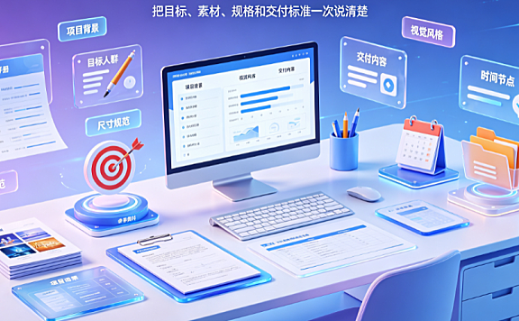 美工外包客户需求怎么写？标准化Brief与高效对接指南
