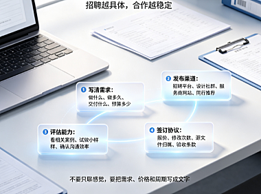 怎么招外包美工人才？全流程指南与避坑策略