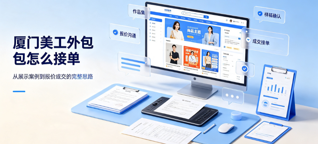 厦门美工外包怎么接单？