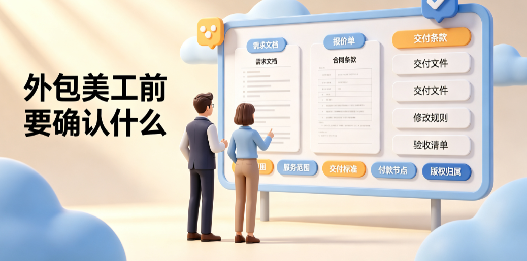 怎么外包美工？