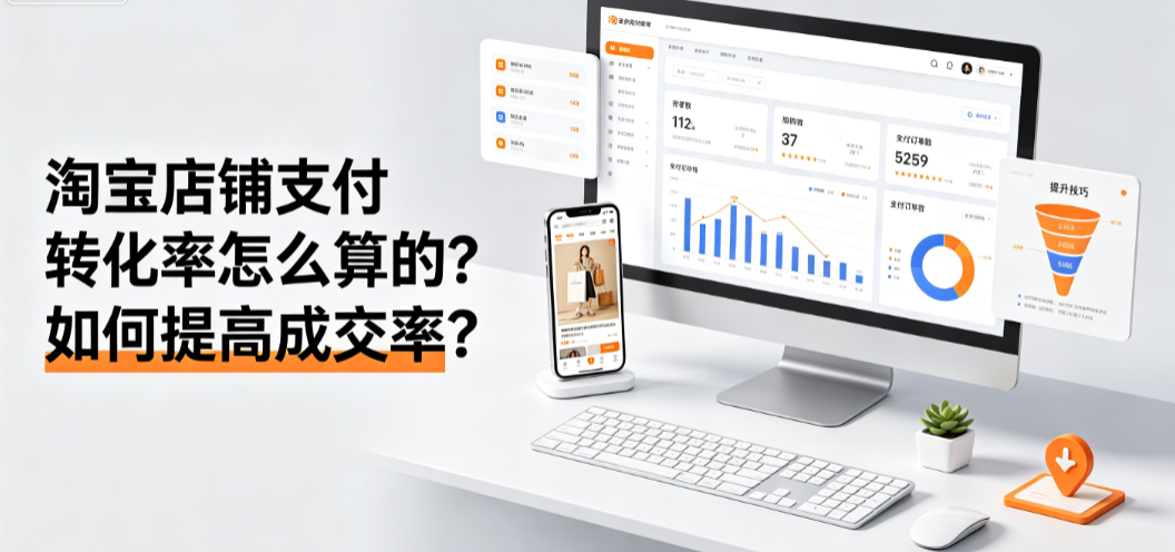 淘宝店铺支付转化率怎么算的?如何提高成交率?_运营实战指南