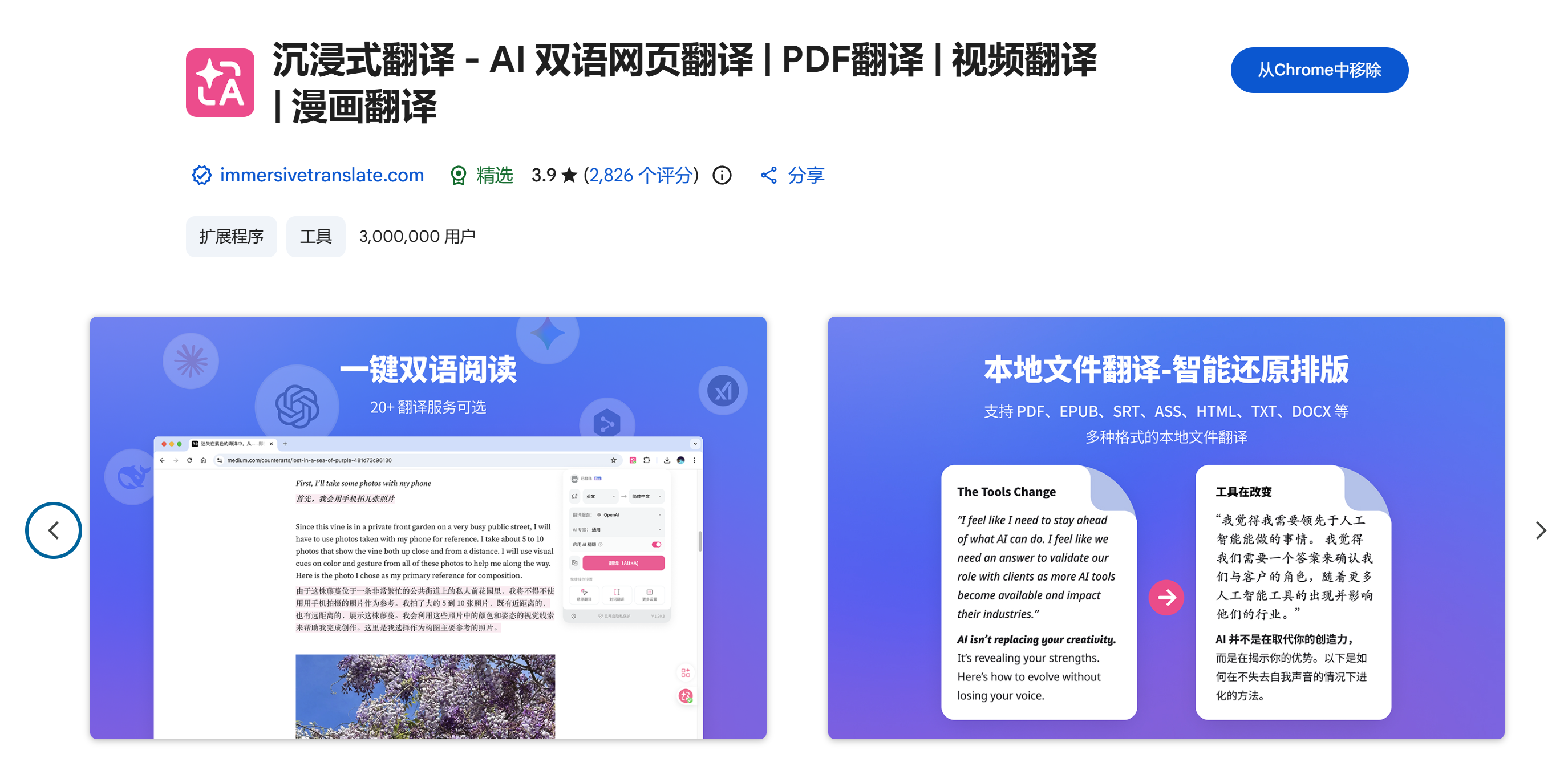 翻译插件