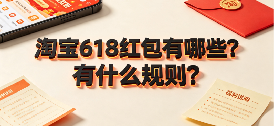淘宝618红包有哪些?有什么规则?领取与叠加全指南