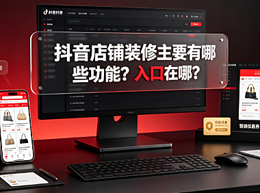 抖音店铺装修主要有哪些功能?入口在哪?