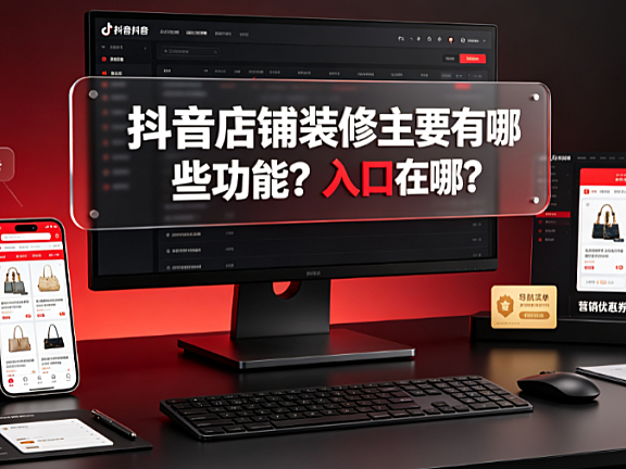 抖音店铺装修主要有哪些功能?入口在哪?