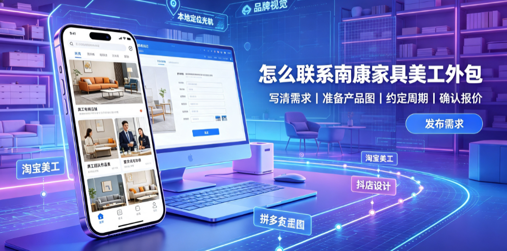 南康家具美工外包怎么样?