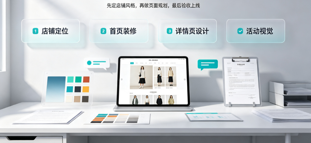 外包店铺美工怎么做的？