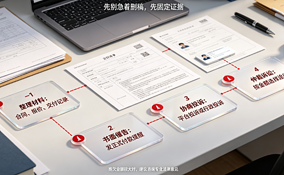 外包美工不发工资怎么办？维权指南与避坑策略