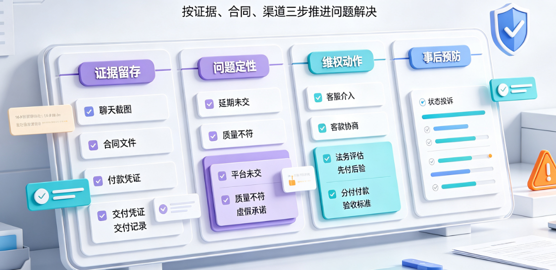 美工外包被骗怎么处理的？