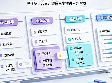 美工外包被骗怎么处理的？紧急止损与维权追回全指南