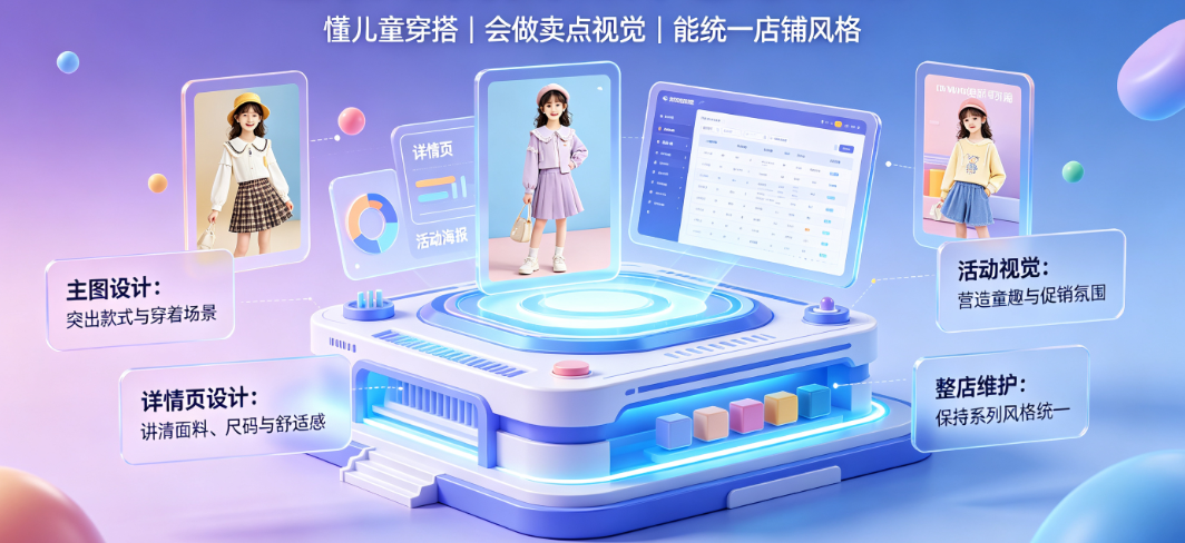 童装电商美工外包怎么样?