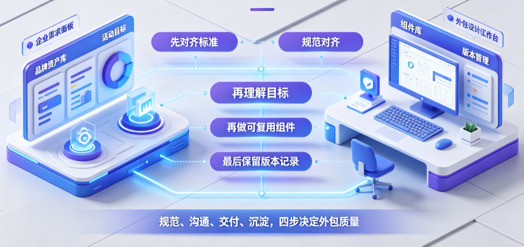 大厂外包美工怎么样做？