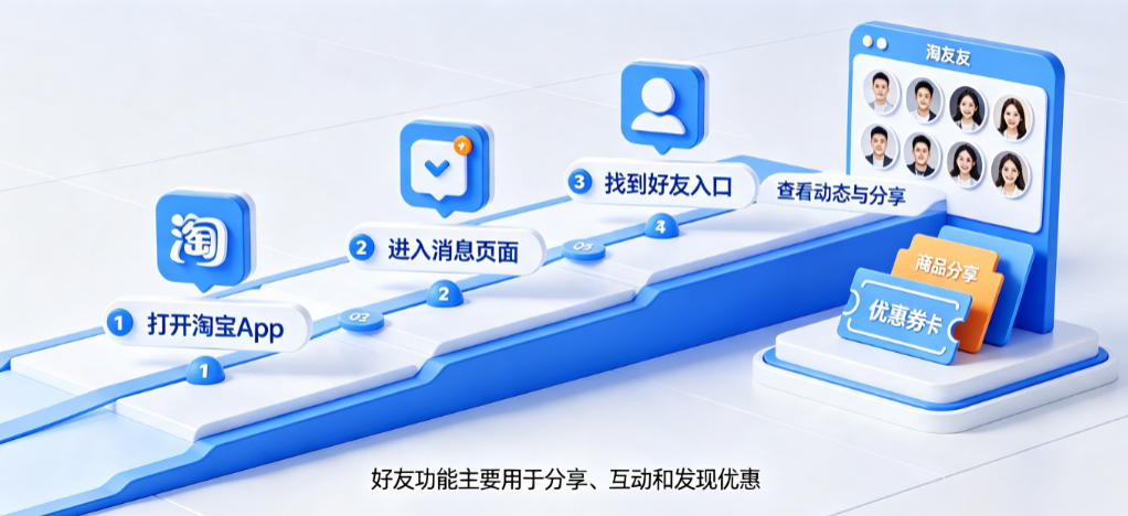 淘宝好友在哪里查找?有什么用?
